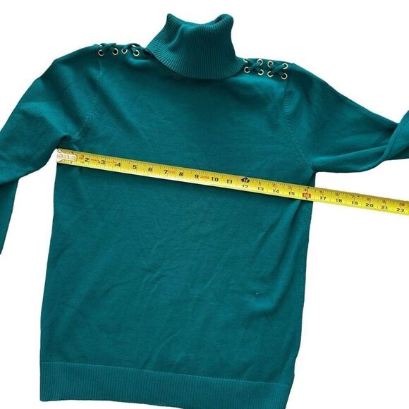 Colour Eighteen Viscose Blend Turtleneck Sweaters womens Size Small S Jewel Tone - Picture 11 of 12